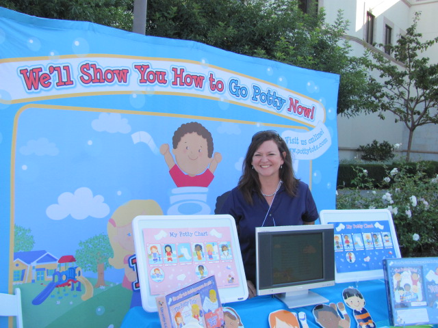 Jill in Potty Tots Booth SD